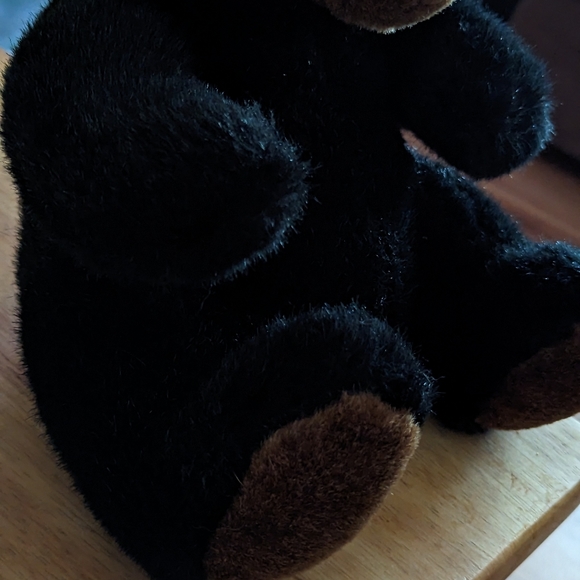 Vintage Wacky Bear Factory Black Bear Plush Teddy 2000 - Picture 6 of 7